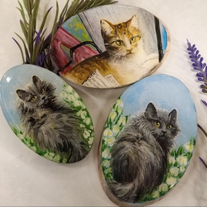 Магниты-картины с котиками
